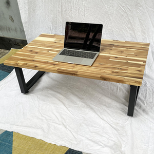 ม้านั่งพับได้สไตล์อินดัสเทรียล ขนาด 100x60 ซม. ไม้สัก หนา 25 มม. รุ่น SGD008 - Product Image 5