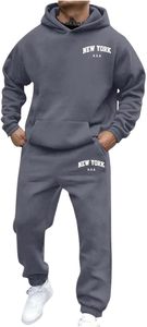 Jogger Pantalones de chándal y Sudadera con capucha Conjunto Chándales de chándal para hombres Logotipo de impresión personalizada 2 piezas French Terry 100% algodón - Product Image 4