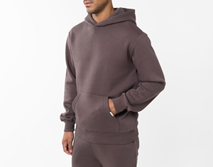 Conjunto Deportivo de Pantalones y Sudadera Personalizables para Hombre, Diseño de Bloques de Color, Artículo Más Vendido, 450 GSM, Grueso, Cálido, Holgado, Estilo Informal - Product Image 3