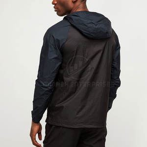 Veste coupe-vent d'hiver à capuche pour homme de couleur personnalisée Design streetwear élégant avec un look chic Nylon/polyester écologique - Product Image 2