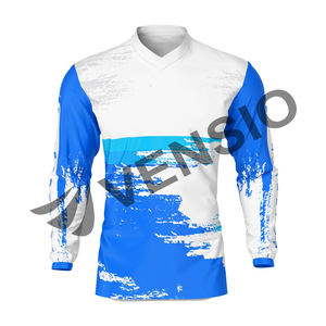 Maillots de Motocross Offroad Personnalisables Maillot de Course MX à Manches Longues pour Hommes et Femmes Cross Country Race Fit Sportswear - Product Image 1