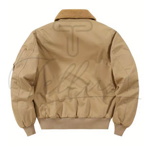 Nouvelle veste bomber élégante pour homme, taille personnalisée, imperméable, coupe-vent, col montant, avec logo frontal, pour le printemps, fine, chaude, manches longues - Product Image 4