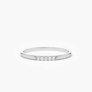 Anillo de boda de diamantes de oro de 18k para mujer, nuevo diseño, diseño de lujo, Micro pavé, diamante, venta al por mayor, 2023 - Product Image 2