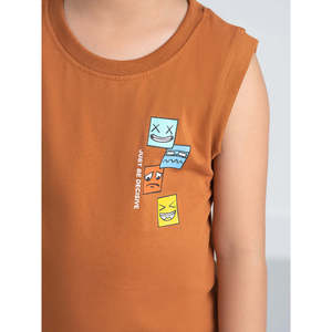 เสื้อกล้ามทรงปกติสำหรับผู้หญิง BURIM ลายกราฟิก เนื้อผ้าถักนุ่มสบาย ระบายอากาศได้ดี ไซส์ XS พร้อมโลโก้แบบกำหนดเอง สไตล์ลำลอง - Product Image 3