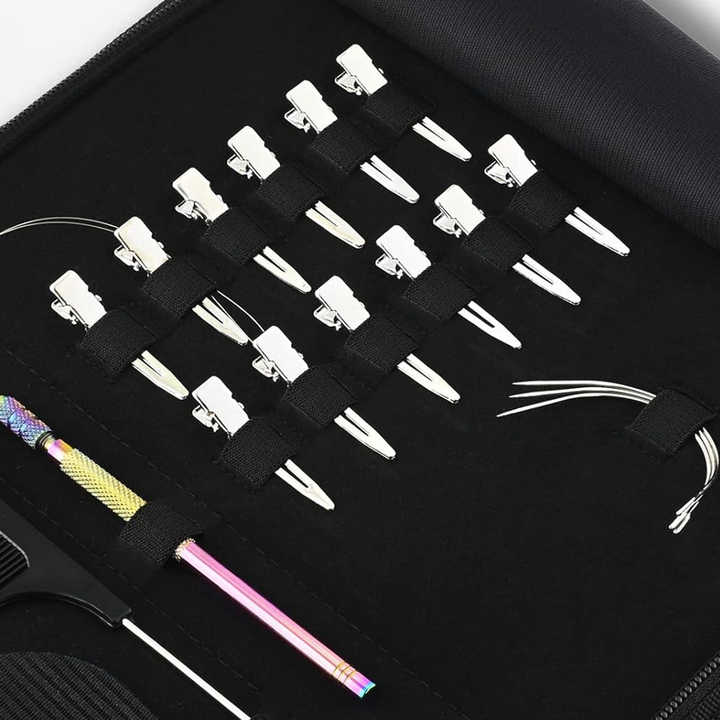 OEM ODM Service Hair Extension Tool Kit for Installing Cold and Hot fusion I-tip and U-tip Hair Extensions Set