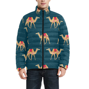 New Arrival High Quality Cotton <b>Bubble</b> <b>Coat</b> Sublimation Printing Puffer Spring Winter Oversized Puffer Jackets for Men's 2025 - Product Image 1