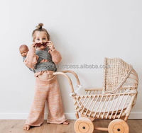 Chariot en rotin pour bébé, jouet pour enfants, pas cher, vente en gros, poussette pour bébé | | Chariot pour bébé