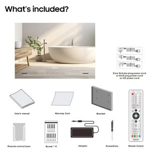 ทีวี LED HD ขนาด 65 นิ้ว สำหรับห้องน้ำ โรงแรม ฟิตเนส ซาวน่า กันน้ำ 12V ทีวีแบบกระจก ขนาดหน้าจอ 32 นิ้ว - Product Image 3