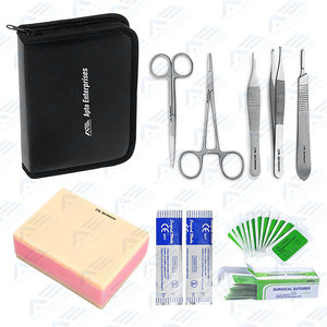 ชุดผ่าตัดและเย็บแผลสำหรับการฝึกเย็บกายวิภาคและการเย็บแผลชุดการเย็บแผลทางการแพทย์สำหรับนักเรียนทางการแพทย์ทำจากสแตนเลส - Product Image 5