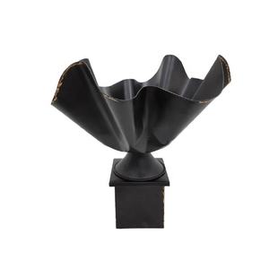 Decoración de mesa Latón en bruto Chapado en aluminio Escultura decorativa de pescado Estilo moderno Escultura abstracta hecha a mano - Product Image 5