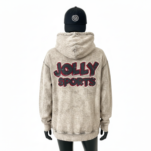 Sweat à capuche pour femme vintage délavé à l'acide, 350 GSM, en molleton de coton doux, beige, logo brodé personnalisé, chaud, surdimensionné, confortable, lavage facile - Product Image 2