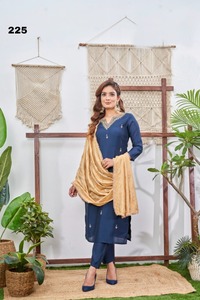 Salwar Kameez ชุดเซ็ต Kurtis Kurta สำหรับผู้หญิง,ชุด Kurta เสื้อผ้าสำหรับงานแต่งงานงานปาร์ตี้สำหรับผู้หญิง - Product Image 3