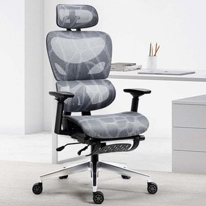 Silla Ergonómica GAK-X21 con Respaldo de Malla, Altura Ajustable, Reposacabezas de Tela, Diseño Moderno - Product Image 2