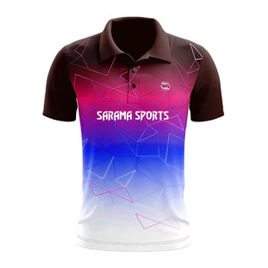 Polos de alta calidad de diseño personalizado con logotipo, camisetas de entrenamiento de Cricket - Product Image 2