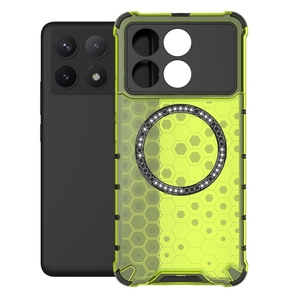 Coque de chargement sans fil pour Xiaomi 14 Ultra 5G 13 Pro 12S 12 <span class=keywords><strong>12X</strong></span> 13T <span class=keywords><strong>Redmi</strong></span> K60 K60E K70 K70E POCO F6 NOTE13 Honeycomb Back Cover - Product Image 4