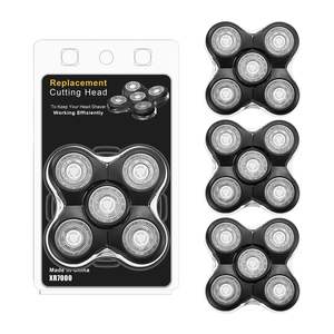 Cabezales de Repuesto para Afeitadora Eléctrica Rotativa, Paquete de 3 Cabezales de Repuesto Compatibles con Triple Cuchilla, Lavables, para Afeitar la Cara y el Cuerpo, RV - Product Image 1
