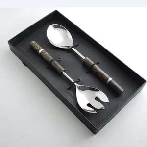 Ensemble d'ustensiles en bois de teck naturel pour la maison et la cuisine pour outils de cuisine Cuillères en bois pour la cuisine Ensemble d'ustensiles en bois antiadhésifs - Product Image 6