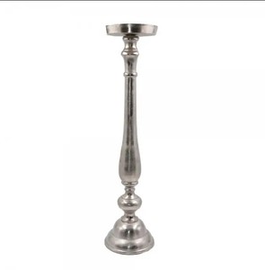 Bougeoir en aluminium plaqué or de belle qualité Bougeoir décoratif fait à la main Table Top Classic Stylish Candle Pillar - Product Image 3