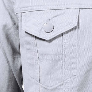 Men's Winter Casual Solid Color <b>Jeans</b> Jacket Customizable Jackets <b>for</b> Men - Product Image 4