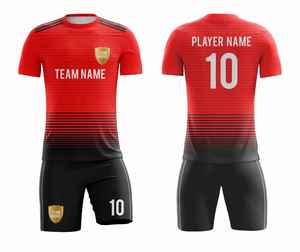 Uniformes de Fútbol Personalizados con el Último Diseño 2026 |   Camisetas Deportivas Transpirables y Ligeras con Estampado Digital de Manga Corta |   Kits OEM - Product Image 5