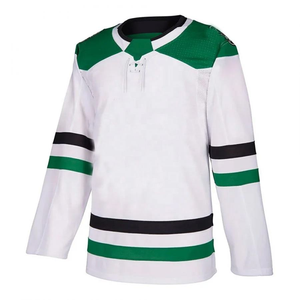 Wholesale Customizable 100% Polyester <b>Ice</b> Hockey Jersey for Adults Custom Embroidery Applique Sportswear - Product Image 1