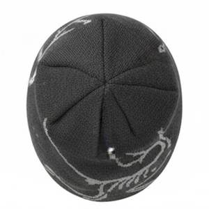 Nouveauté, bonnets gris pour hommes avec logo personnalisé, bonnets de style streetwear pour l'hiver, bonnets en tricot confortables pour hommes, style jacquard - Product Image 5