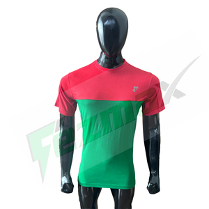 OEM T-shirt unisexe décontracté à séchage rapide Logo personnalisé imprimé Polyester souple motif solide surdimensionné pour hommes 220 grammes de tissu - Product Image 3
