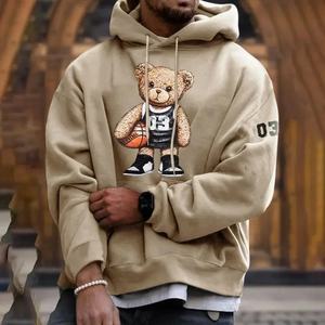 2025 diseño de lujo de Jersey de manga larga para hombre, con capucha Unisex Sudadera, ropa informal, bordado de chenilla, logotipo personalizado de invierno - Product Image 3