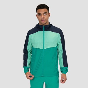 Chaqueta cortavientos para hombre, tela de tacto suave con capucha, ligera, transpirable, para viajes al aire libre, deportes activos, informales, fábrica al por mayor - Product Image 1