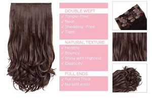 Paquets d'extensions de cheveux brésiliens bruts sans enchevêtrement à cuticules complètes Bouncy Wavy Couverture complète de la tête à prix discount - Product Image 2