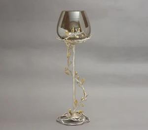 Soporte de vela artesanal estilo hoja vintage, perfecto para interiores rústicos modernos, clásicos y acogedores - Product Image 3