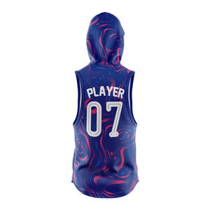 Camisetas de Fútbol Americano sin Mangas Personalizadas 7v7 para Hombre, Camuflaje, Bandera, OEM ODM, Tallas Grandes, Absorción de Humedad, Diseño Impreso por Transferencia de Calor - Product Image 6