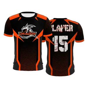 professional Design esport jersey custom sublimation team esport jersey own factory supplier