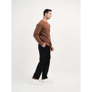Sudadera Casual ARIOL de Cuello Redondo, Tejida, Antiarrugas, Bordada, Diseño Forrado de Gran Gramaje - Disponible en Tallas XL a 6XL - Product Image 3