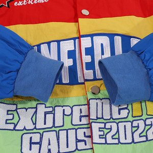 Veste de style universitaire vintage NASCAR en coton 100% de haute qualité, sur mesure, taille plus, avec broderie personnalisée, ODM OEM - Product Image 3