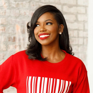 Red Delta Barcode Chenille <b>Crewneck</b> Sweatshirt Premium Fleece Sorority Apparel Greek DST Women Greek Sweatshirts OEM Service - Product Image 2