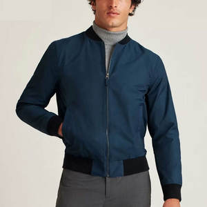 Blouson aviateur pour homme de haute qualité, automne-hiver, toile écologique, coupe-vent, séchage rapide, multi-poches, col mandarin, 2025 - Product Image 1
