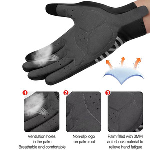 ถุงมือขี่มอเตอร์ไซค์แบบครึ่งนิ้วของผู้ชายอุปกรณ์กีฬายุทธวิธีป้องกันแบบแข็งสำหรับปั่นจักรยานออกกำลังกายไนลอนโพลีเอสเตอร์ - Product Image 2