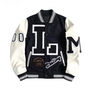 Veste universitaire en toile personnalisée de haute qualité pour hommes avec col montant et emplacement pour logo sur le devant, respirante et à séchage rapide - Product Image 1