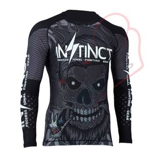 เสื้อฟิตเนสแขนยาวสำหรับผู้ชายเสื้อฟิตเนสแบบป้องกันรังสียูวีระบายอากาศได้โลโก้ออกแบบได้ตามต้องการ - Product Image 1