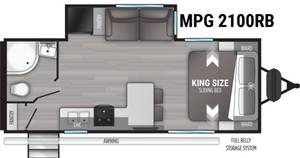 Cruiser RV d'occasion 2022 Mpg 2100RB - Product Image 2