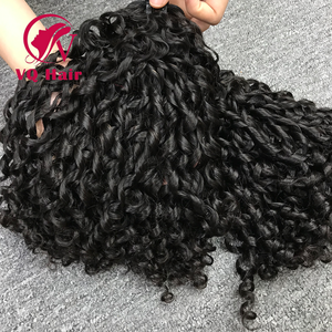 Venta al por mayor de cabello humano rizado Remy RAW vietnamita Pixie de buena calidad vendedores de cabello humano RAW de estilo superior de Vietnam - Product Image 3