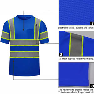 Diseñe su propio logotipo Camisas de seguridad de alta visibilidad Camisas de seguridad de la mejor calidad Nueva llegada Camisas de seguridad hechas en Pakistán - Product Image 2