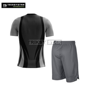 Ensemble de maillot de football personnalisé uniforme respirant à séchage rapide vêtements de sport d'équipe légers tenue d'entraînement tissu polyester durable - Product Image 2
