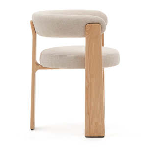 Sillón Contemporáneo de Madera de Roble con Tapicería Suave, Elegante y Duradero, para Hostelería y Uso Comercial - Product Image 4