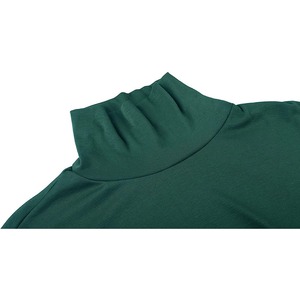 Wholesale Custom Modal <b>Men's</b> High Collar <b>Turtle</b> <b>Neck</b> Underwear Long-sleeved Shirt With <b>Neck</b> Gaiter - Product Image 4