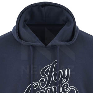 Sweats à capuche pour hommes à fermeture éclair personnalisée de style de rue bleu clair avec des motifs d'hiver - Product Image 6