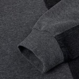 Por encargo básicos de mezcla de algodón a prueba de viento anti encogimiento Drop Shoulder Hoodies logotipo personalizado en tela de punto de primera calidad - Product Image 6