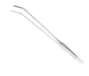Instruments vétérinaires Instruments chirurgicaux animaux Aquarium outils d'aquarium de poissons pincettes courbes unies acier inoxydable aquatique CE ISO par Zuol - Product Image 2