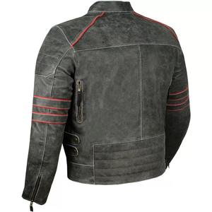 Classic <b>Biker</b> <b>Leather</b> <b>Jacket</b> <b>Real</b> <b>Leather</b> Custom Fit Bulk Order - Product Image 3